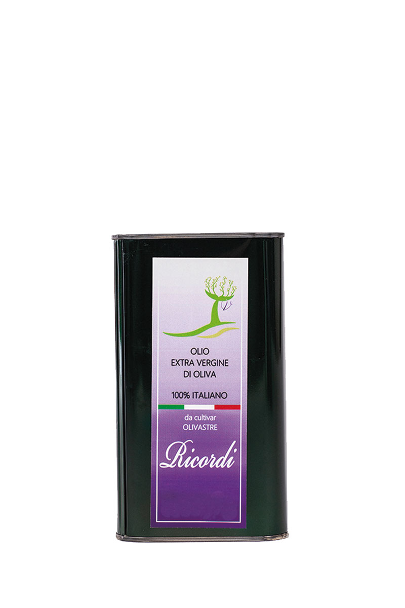 Olio extra vergine d'oliva Ricordi - Da cultivar olivastre - immagine 3