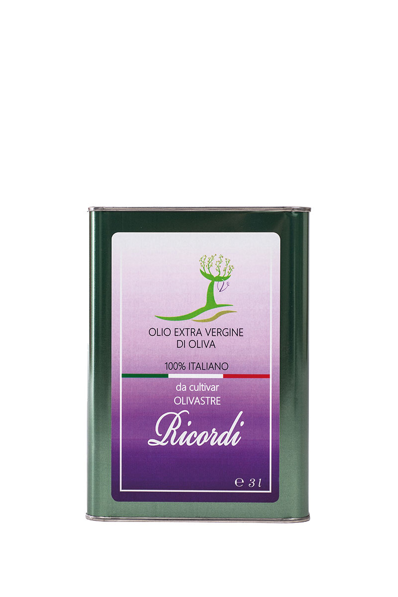 Olio extra vergine d'oliva Ricordi - Da cultivar olivastre - immagine 2