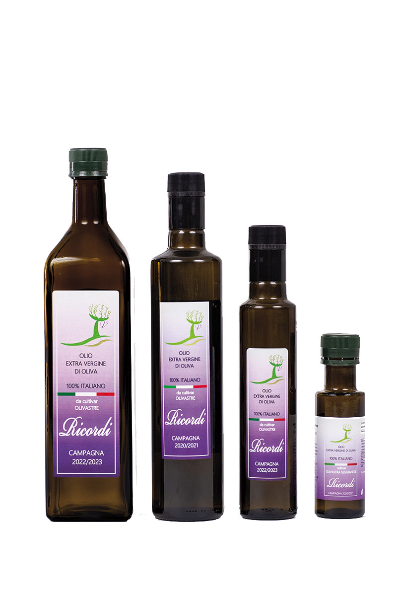 Olio extra vergine d'oliva Ricordi - Da cultivar olivastre - immagine 4